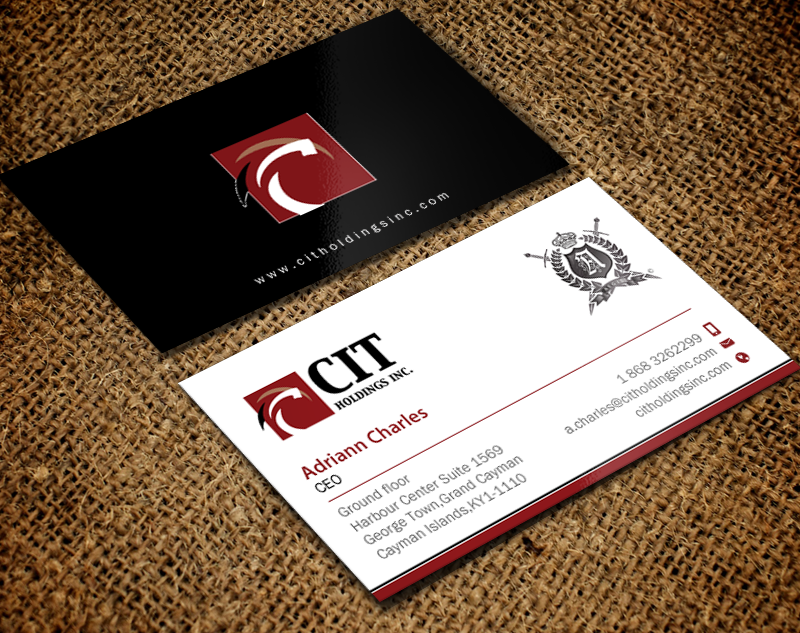 Design de Carte de Visite par chandrayaan.creative pour CIT Holdings Inc. | Design #10625884