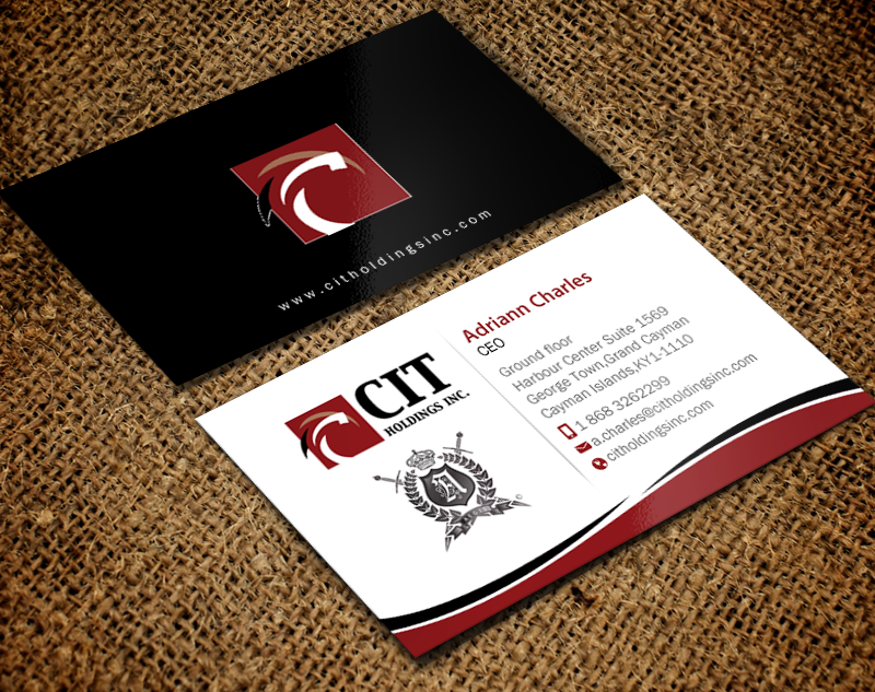 Design de Carte de Visite par chandrayaan.creative pour CIT Holdings Inc. | Design #10625885