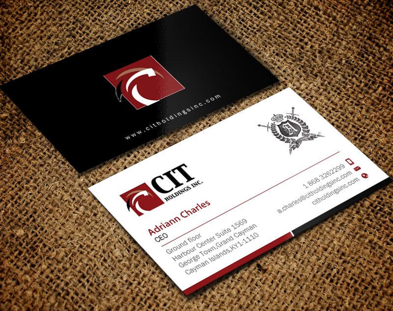 Design de Carte de Visite par chandrayaan.creative pour CIT Holdings Inc. | Design #10625886