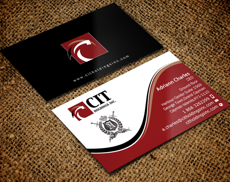 Design de Carte de Visite par chandrayaan.creative pour CIT Holdings Inc. | Design #10625887