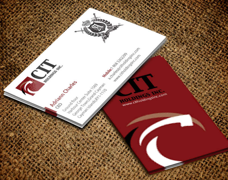 Design de Carte de Visite par chandrayaan.creative pour CIT Holdings Inc. | Design #10628107