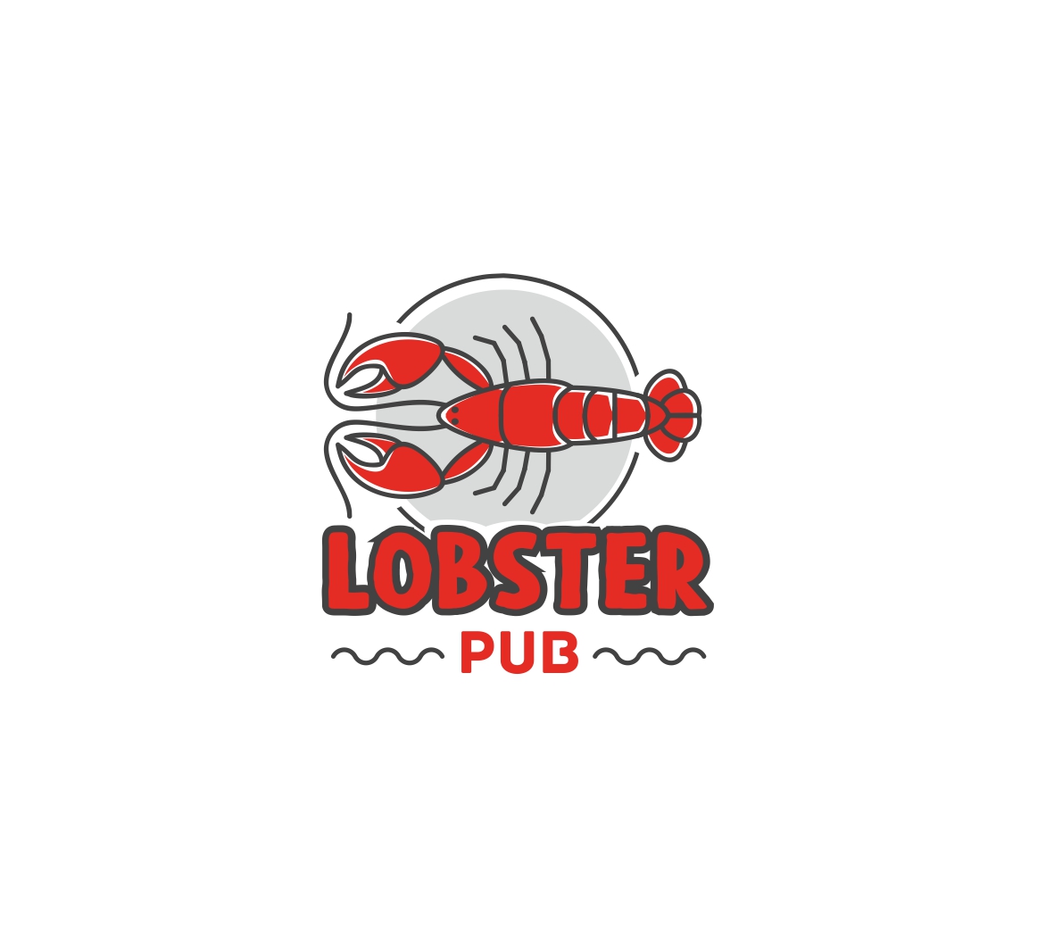 Logo Design by annasmoke for Lobster Pub | Design #10627746