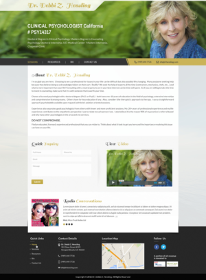 Website for a Psychologist in Private Practice | Web Design par Sbss