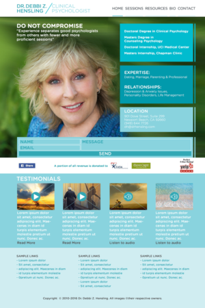 Website for a Psychologist in Private Practice | Diseño Web por Noche designs