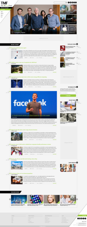 Web Design by MIND for TheMonkeyFeed | Design: #10626070