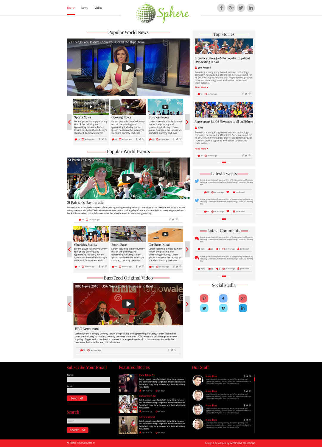 Web Design by Impressive Solutions for TheMonkeyFeed | Design #10673432