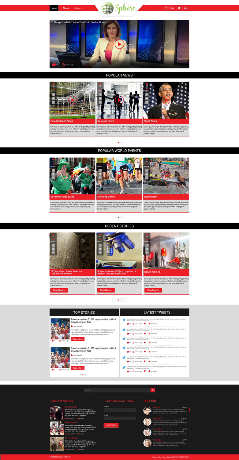 Web Design by Impressive Solutions for TheMonkeyFeed | Design #10701775