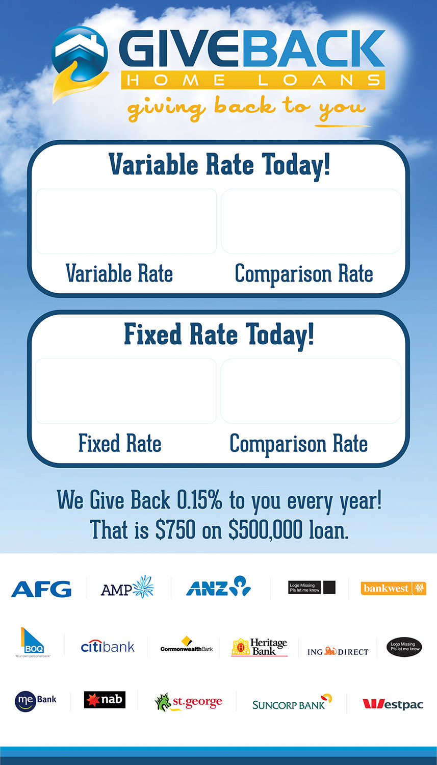 Signage Design by Bins for Give Back Home Loans | Design #10667302