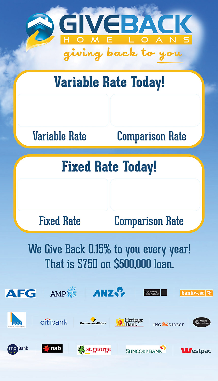 Signage Design by Bins for Give Back Home Loans | Design #10667303