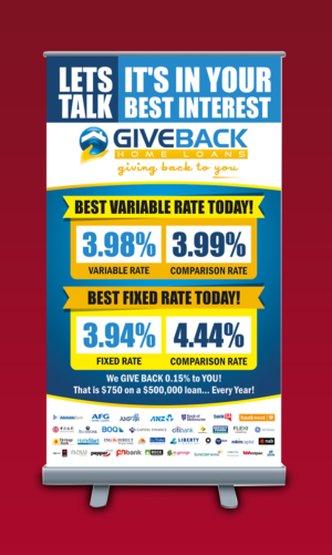 Diseño de Señalética por ALSADESIGN para Give Back Home Loans | Diseño: #10617655