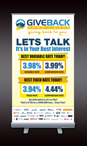 Diseño de Señalética por ALSADESIGN para Give Back Home Loans | Diseño: #10666766