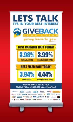 Diseño de Señalética por ALSADESIGN para Give Back Home Loans | Diseño: #10666798