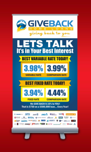 Diseño de Señalética por ALSADESIGN para Give Back Home Loans | Diseño: #10666861
