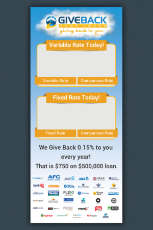 Diseño de Señalética por Aether Designs para Give Back Home Loans | Diseño: #10689423