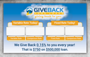 Diseño de Señalética por Aether Designs para Give Back Home Loans | Diseño: #10691576