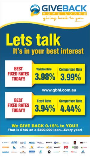 Signage Design by rkailas for Give Back Home Loans | Design: #10627299