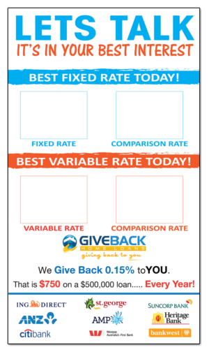 Schilder-Design von Vimal Teja für Give Back Home Loans | Design: #10645727