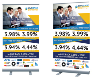 Schilder-Design von C21 für Give Back Home Loans | Design: #10632833