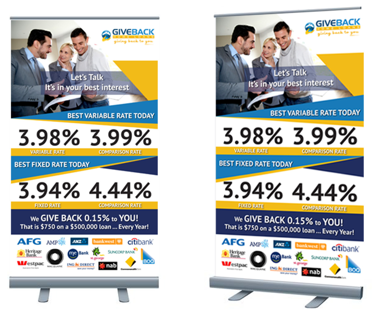 Schilder-Design von C21 für Give Back Home Loans | Design #10632837