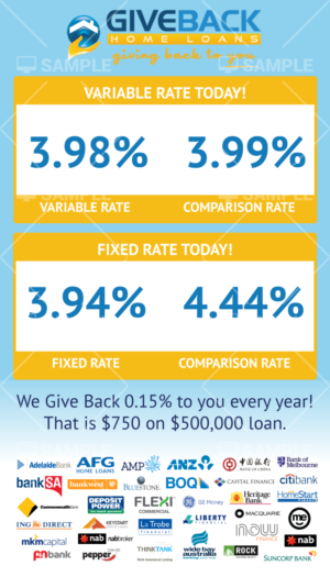 Schilder-Design von C21 für Give Back Home Loans | Design: #10694506