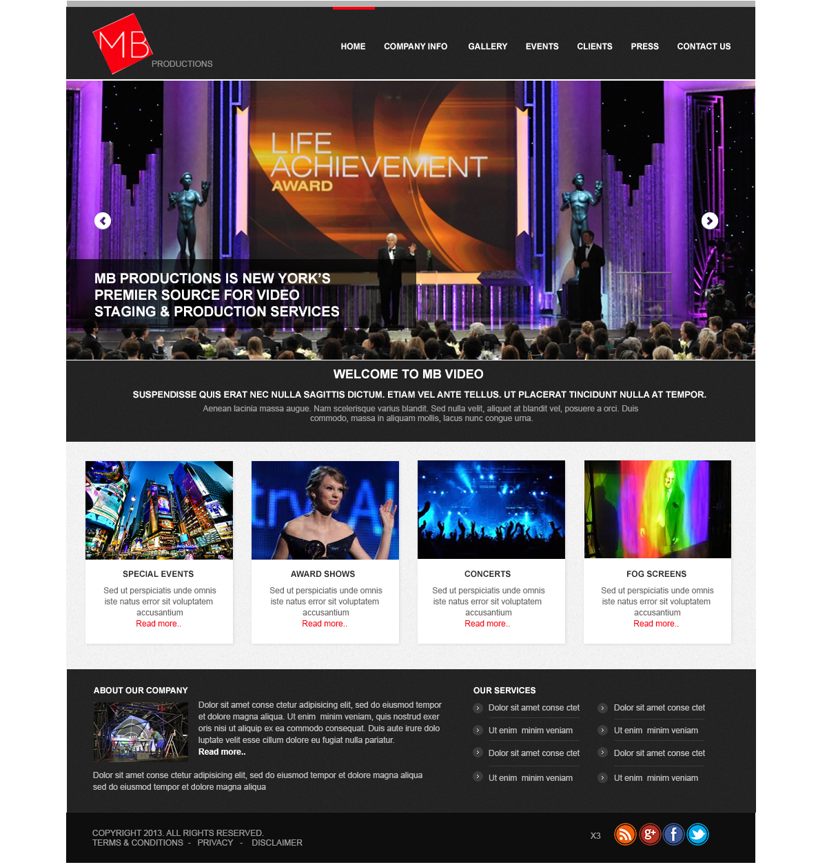 Web Design by pb for this project | Design #2248412