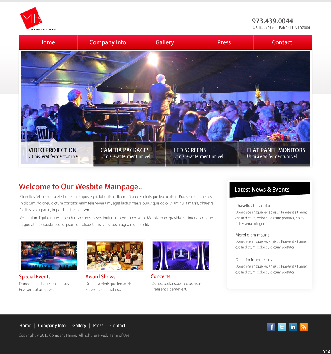 Web Design by pb for this project | Design #2248414