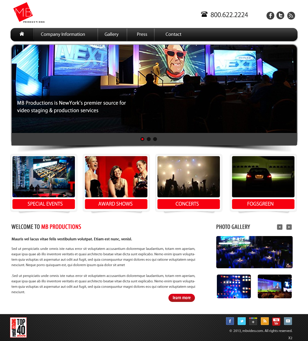 Web Design by pb for this project | Design #2253274