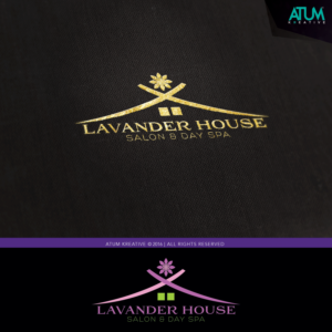 Diseño de Logo por Atum Kreative™ para Lavender House Salon & Day Spa | Diseño: #10693643