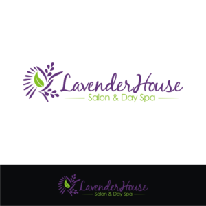 Logo-Design von webeezine für Lavender House Salon & Day Spa | Design #10643604