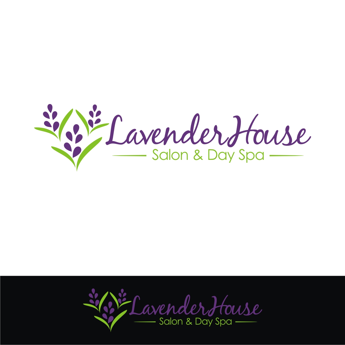 Logo Design by webeezine for Lavender House Salon & Day Spa | Design #10643605