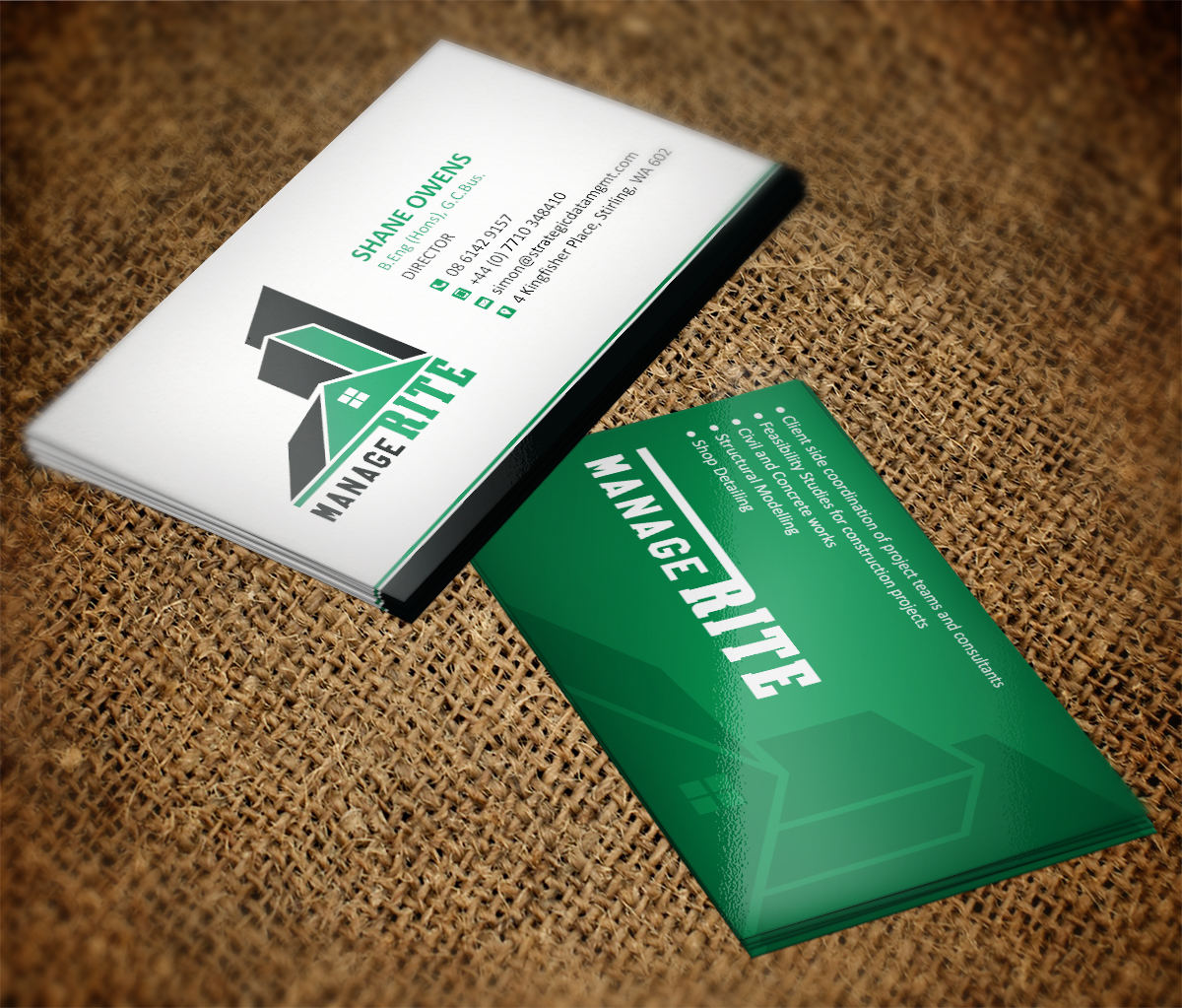 Business Card Design by Grafactory for this project | Design #10635565