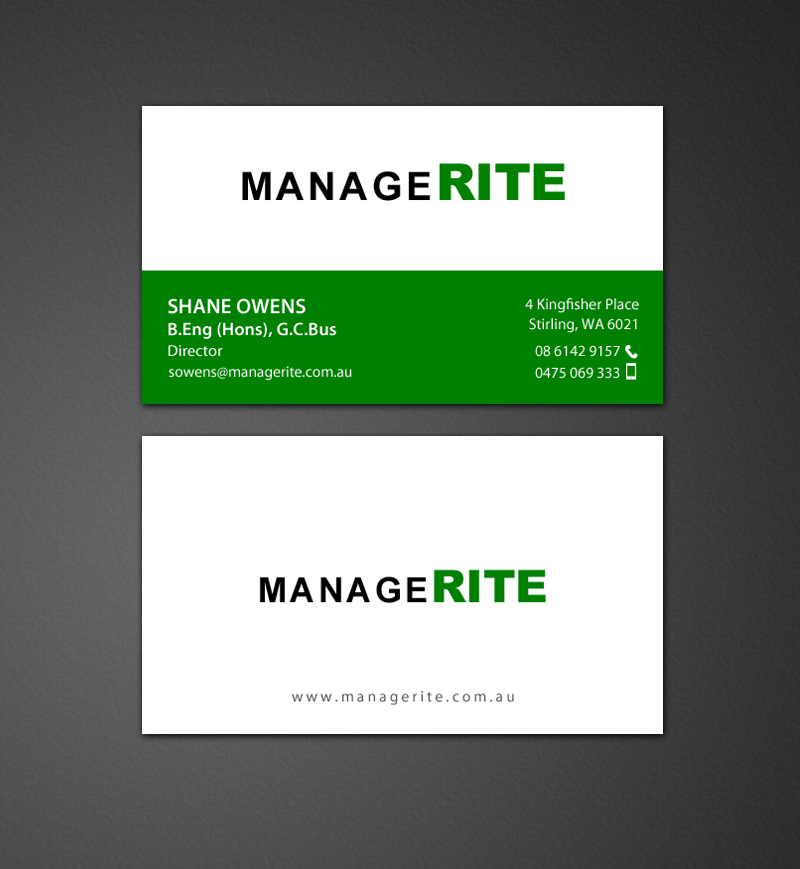 Business Card Design by chandrayaan.creative for this project | Design #10626851