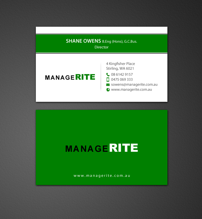Business Card Design by chandrayaan.creative for this project | Design #10626857