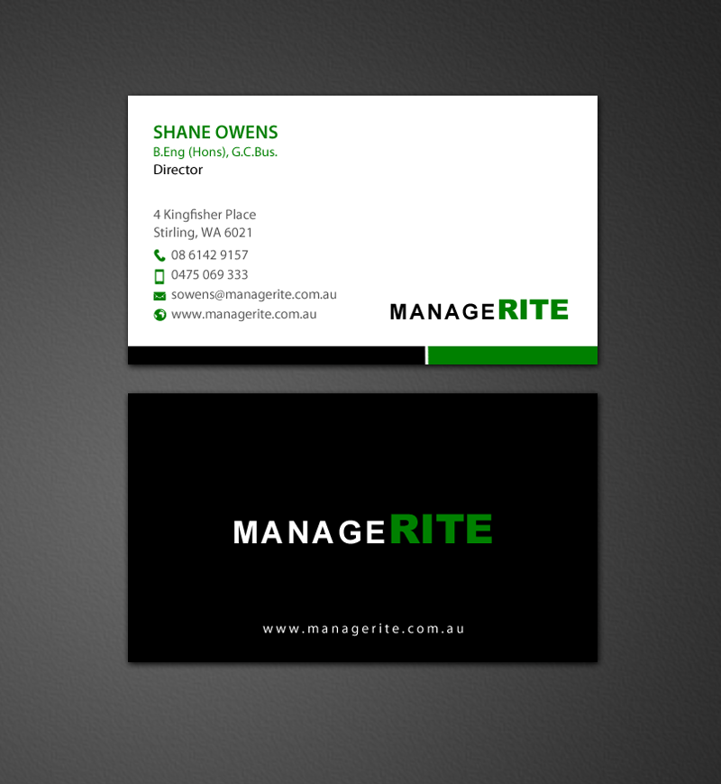 Business Card Design by chandrayaan.creative for this project | Design #10636777