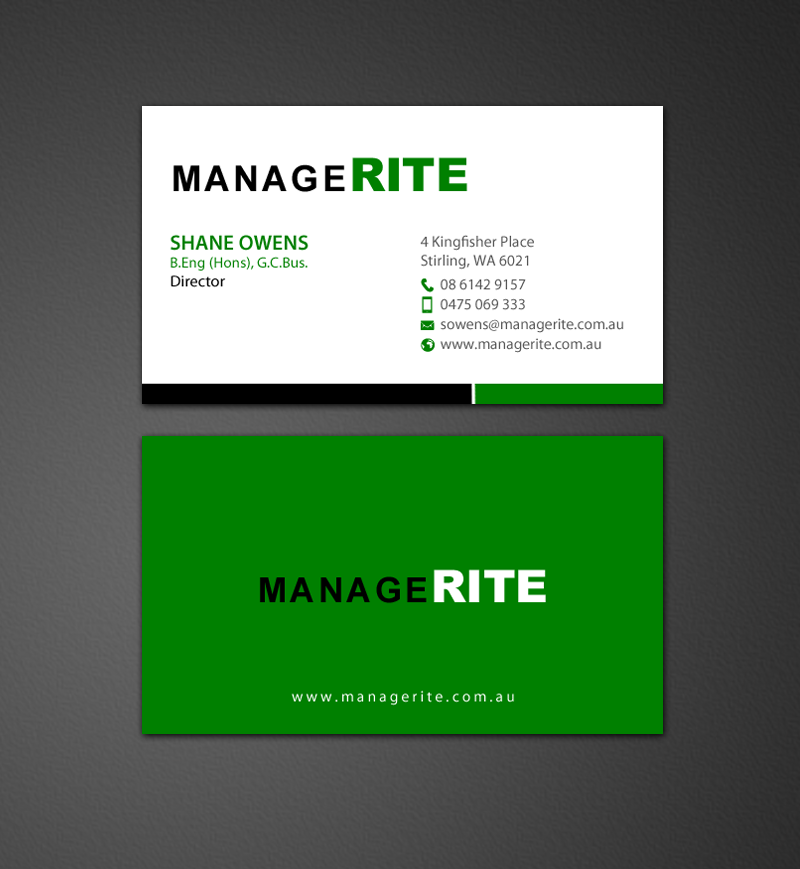 Business Card Design by chandrayaan.creative for this project | Design #10636778
