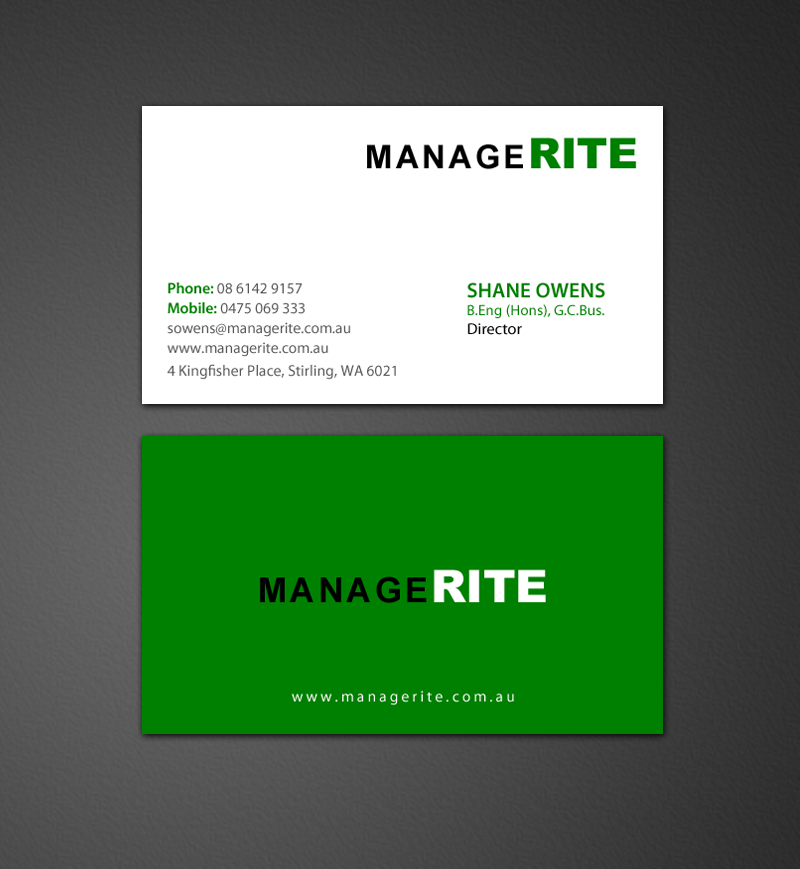 Business Card Design by chandrayaan.creative for this project | Design #10636786
