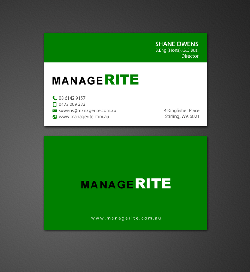Business Card Design by chandrayaan.creative for this project | Design #10636787