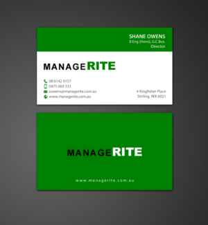 Business Card Design by chandrayaan.creative for this project | Design: #10636787