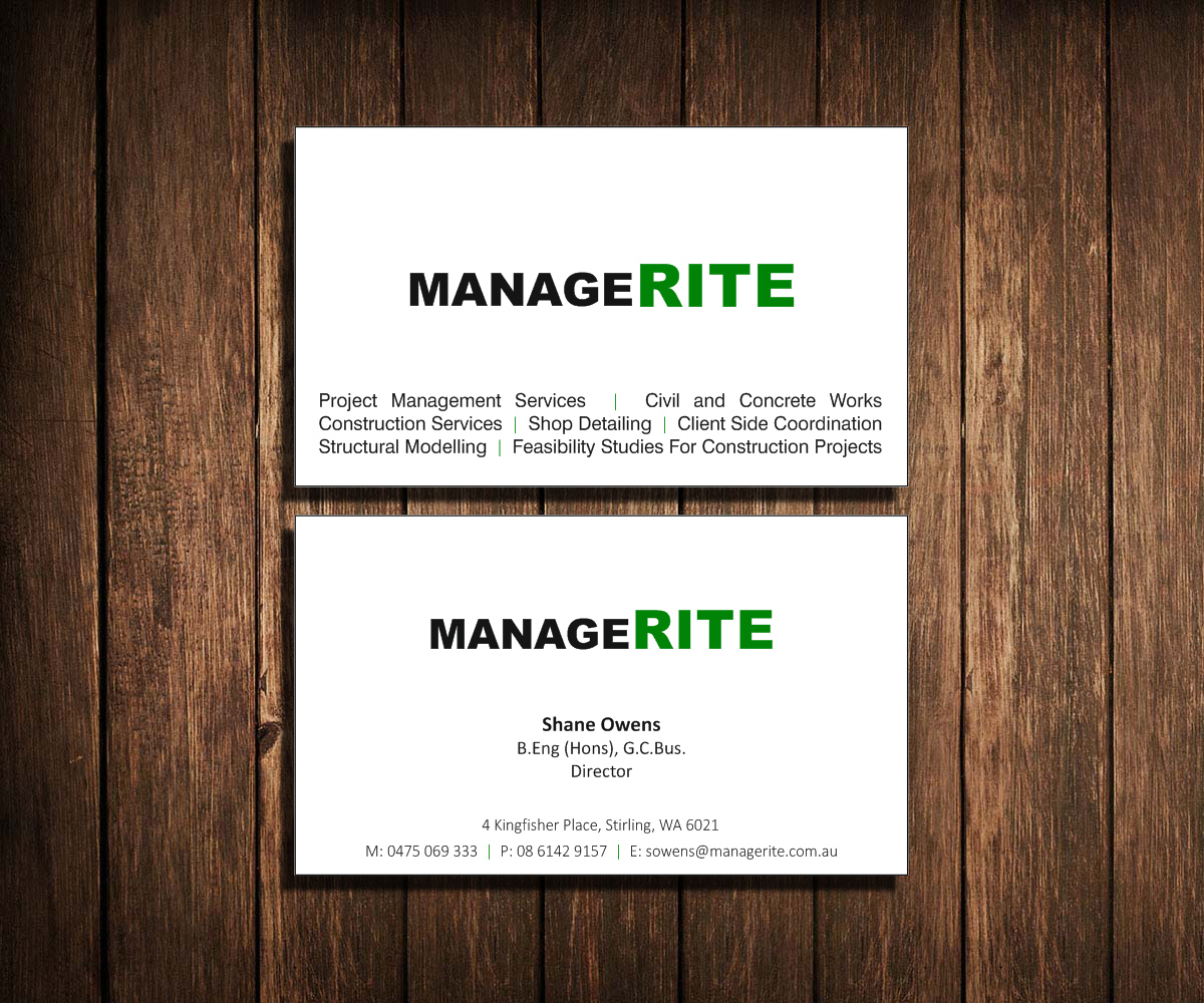 Business Card Design by DZINO for this project | Design #10626446