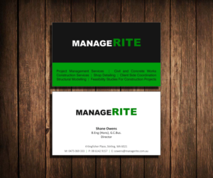 Business Card Design by DZINO for this project | Design: #10626447