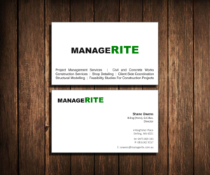 Business Card Design by DZINO for this project | Design: #10626449