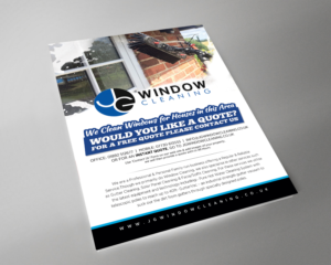 Flyer Design by Brian Ellis for JG Window Cleaning  | Design: #10643396