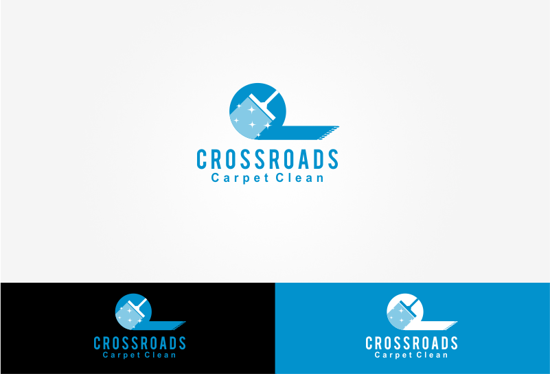 Diseño de Logo por FreshFruits Design para Crossroads Carpet Clean | Diseño #10704409