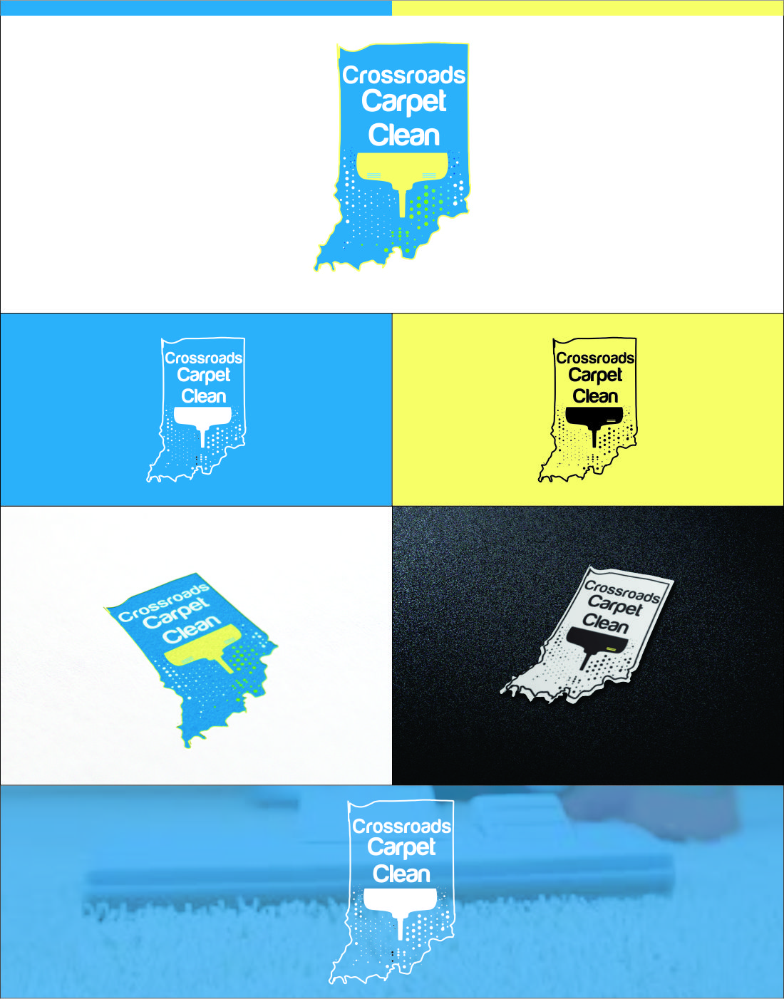 Diseño de Logo por DG para Crossroads Carpet Clean | Diseño #10628853
