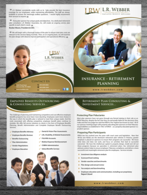 New Corporate Brochure for Insurance and Employee Benefits company | Brochure Design by aspiremedia
