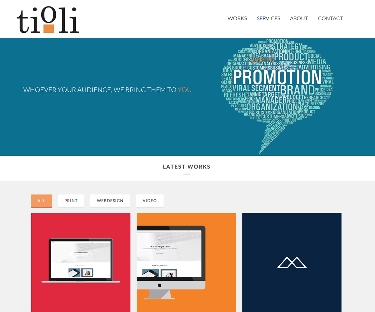 Web Design by Sica Web Design for Tioli.me | Design #2301447