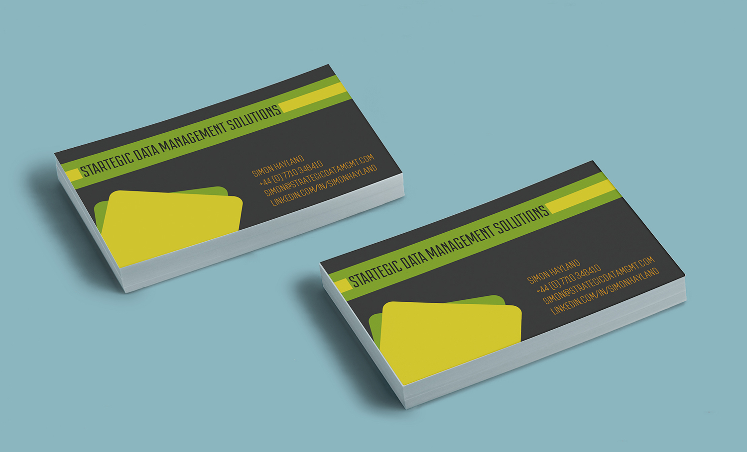 Business Card Design by esmael43 for Strategic Data Management Solutions Ltd | Design #10643414