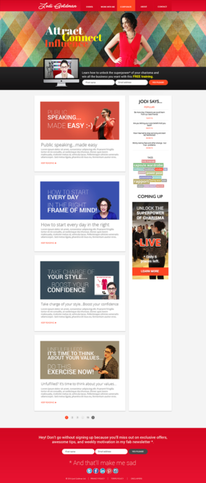 Wordpress Design by ColorDrops for this project | Design: #10741904