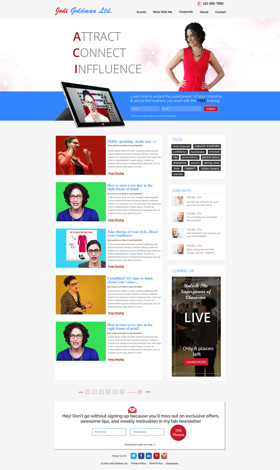 Wordpress Design by HarmiDesigning for this project | Design #10961151