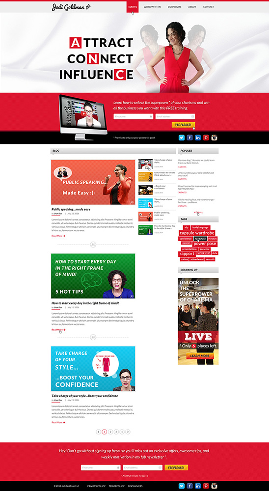 Wordpress Design by Anooshaa for this project | Design #10948964